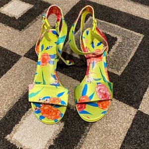 Women’s Floral ALDO Open-Toe Pumps